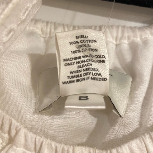 NWT white eyelet off the shoulder sundress - Picture 5 of 5